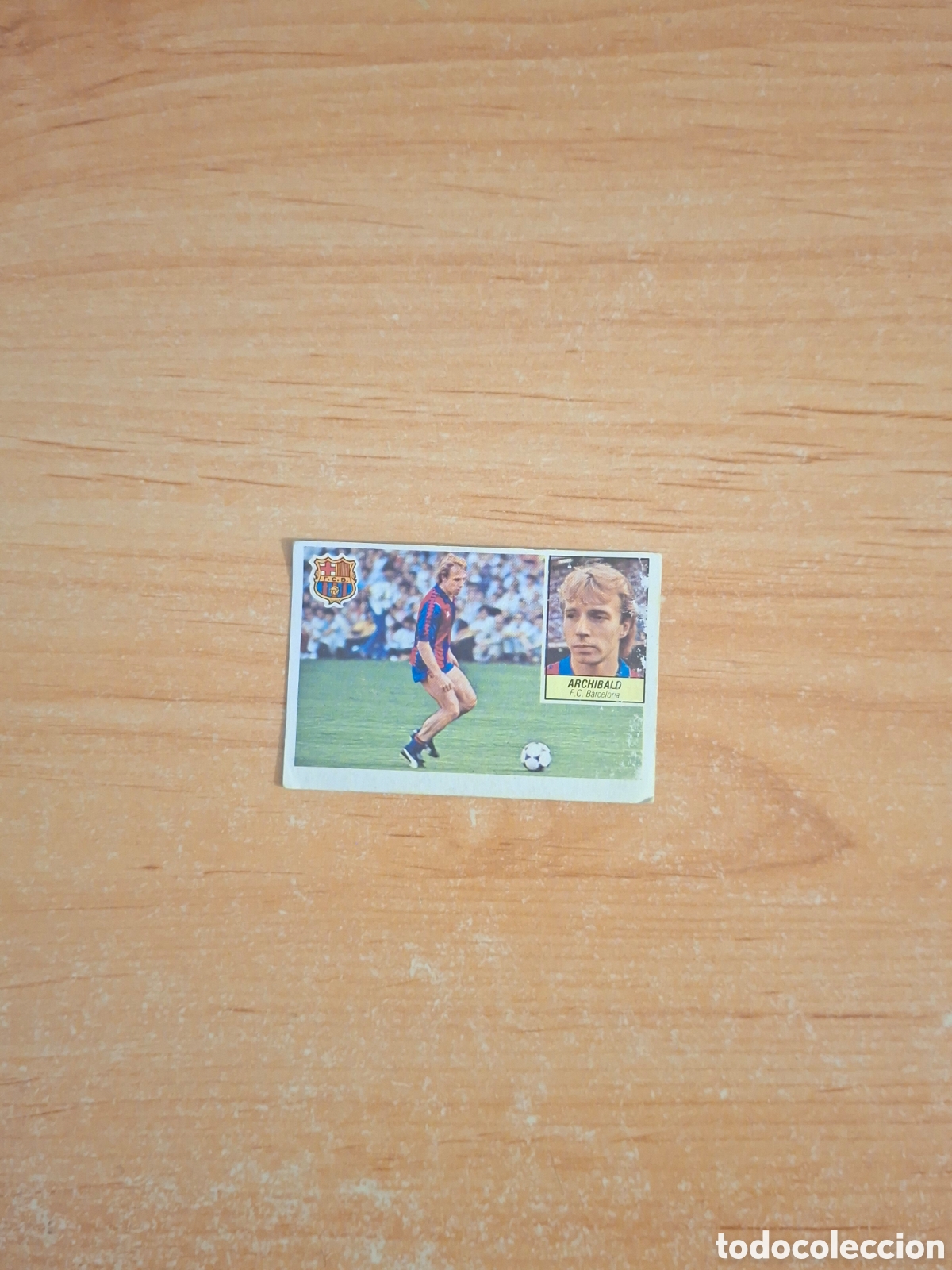Fu&szlig;ball-Sticker: Este 84 85 archibald Barcelona 42 fichaje despegado ver fotos