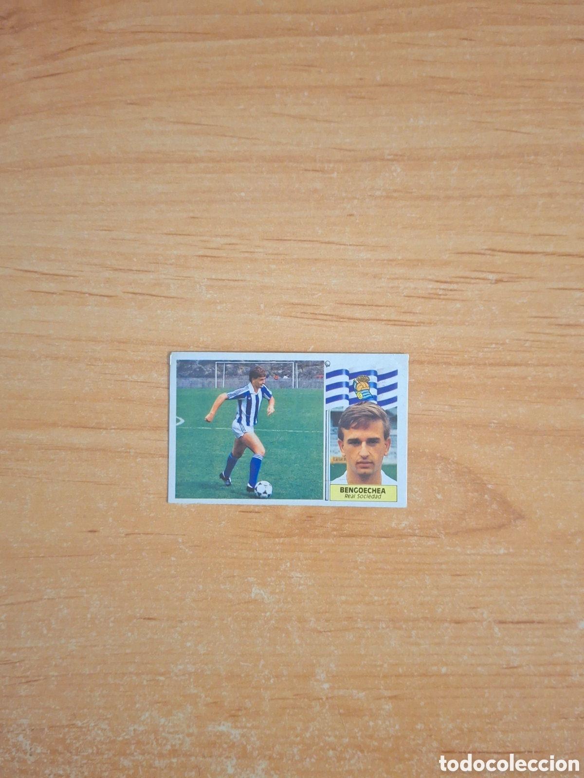 Fu&szlig;ball-Sticker: Este 86 87 bengoechea real sociedad coloca despegado ver fotos