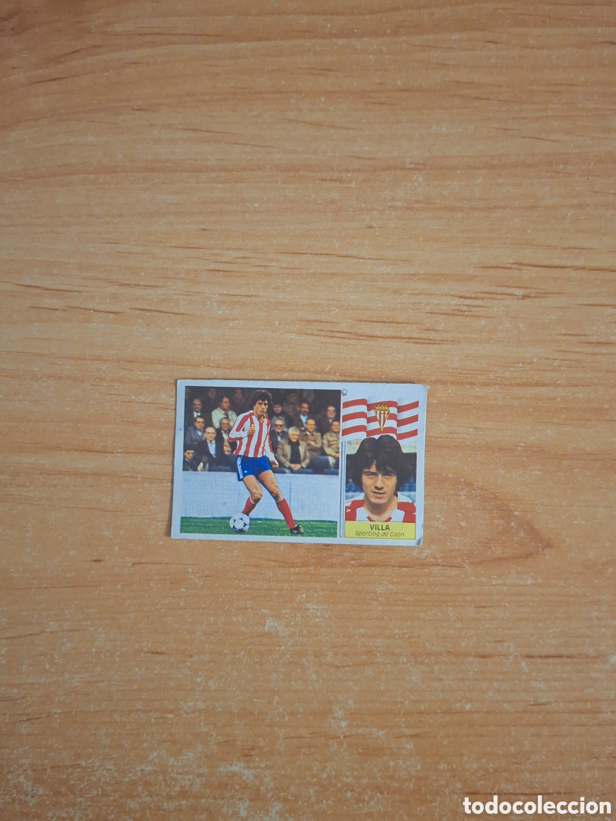 Fu&szlig;ball-Sticker: Este 86 87 villa gijon coloca despegado ver fotos