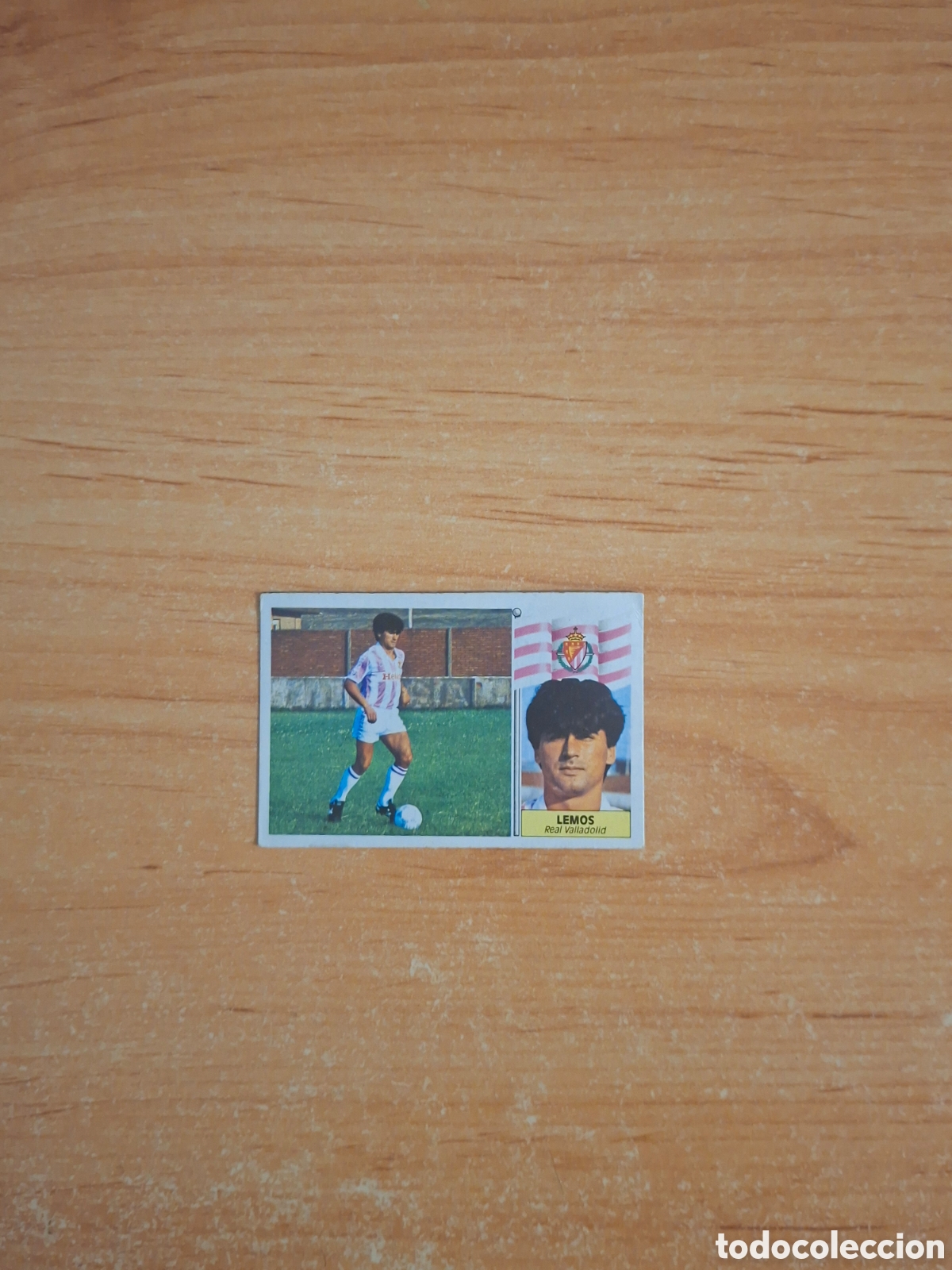 Cromos de Futebol: Este 86 87 lemos Valladolid doble 16 fichaje despegado ver fotos