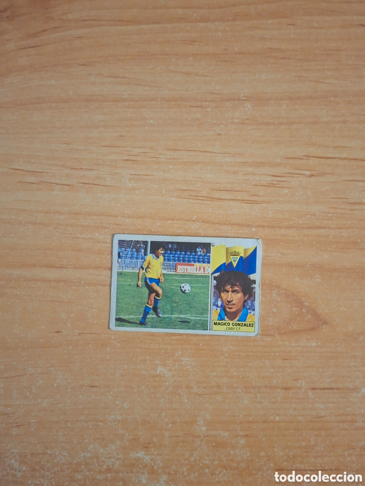 Football Stickers: Este 86 87 m&aacute;gico Gonz&aacute;lez 21 fichaje despegado ver fotos