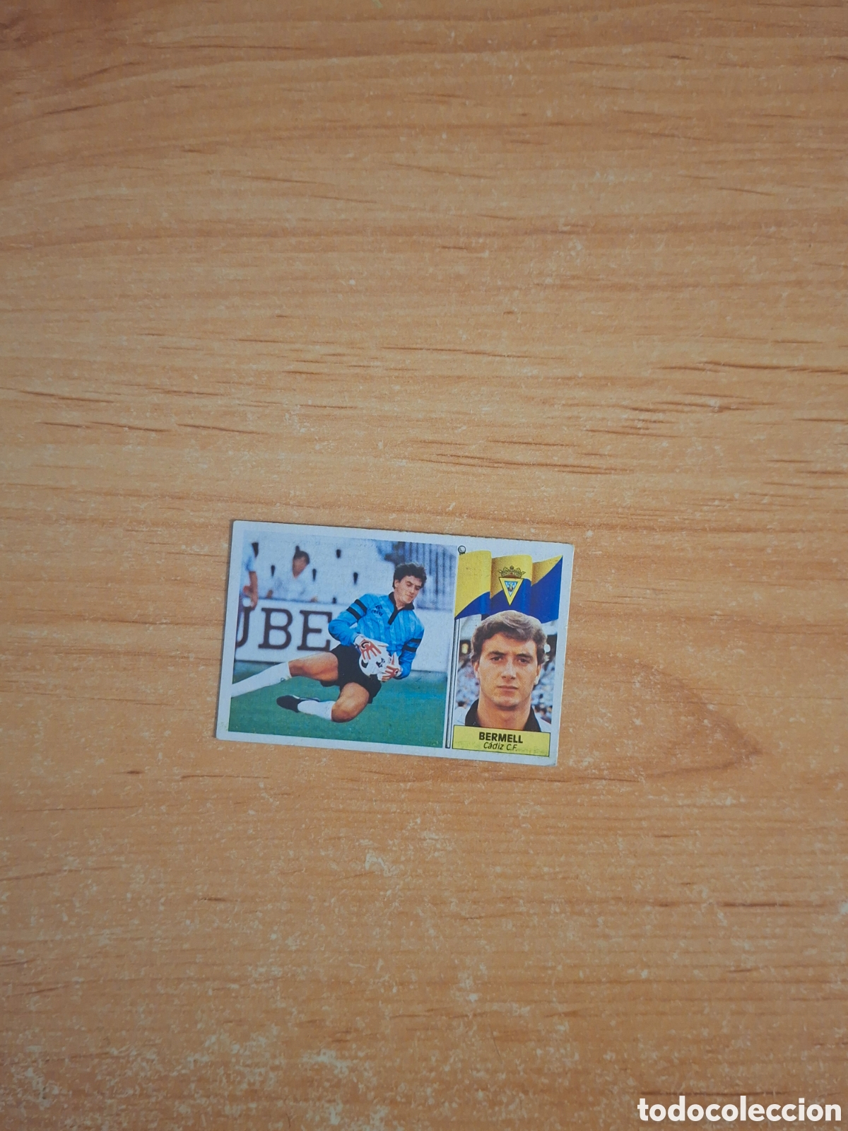 Football Stickers: Este 86 87 bermell cadiz 22 fichaje despegado ver fotos