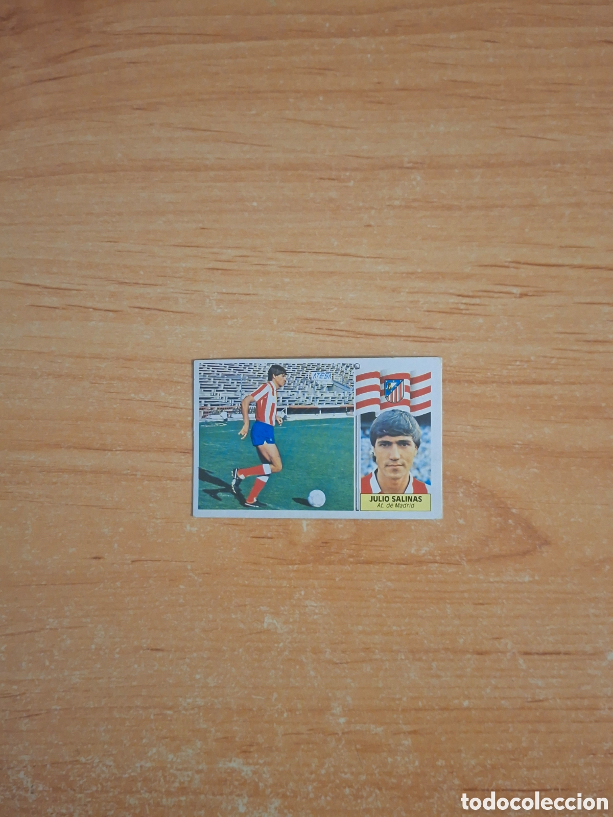 Football Stickers: Este 86 87 julio salinas at Madrid doble 25 fichaje despegado ver fotos
