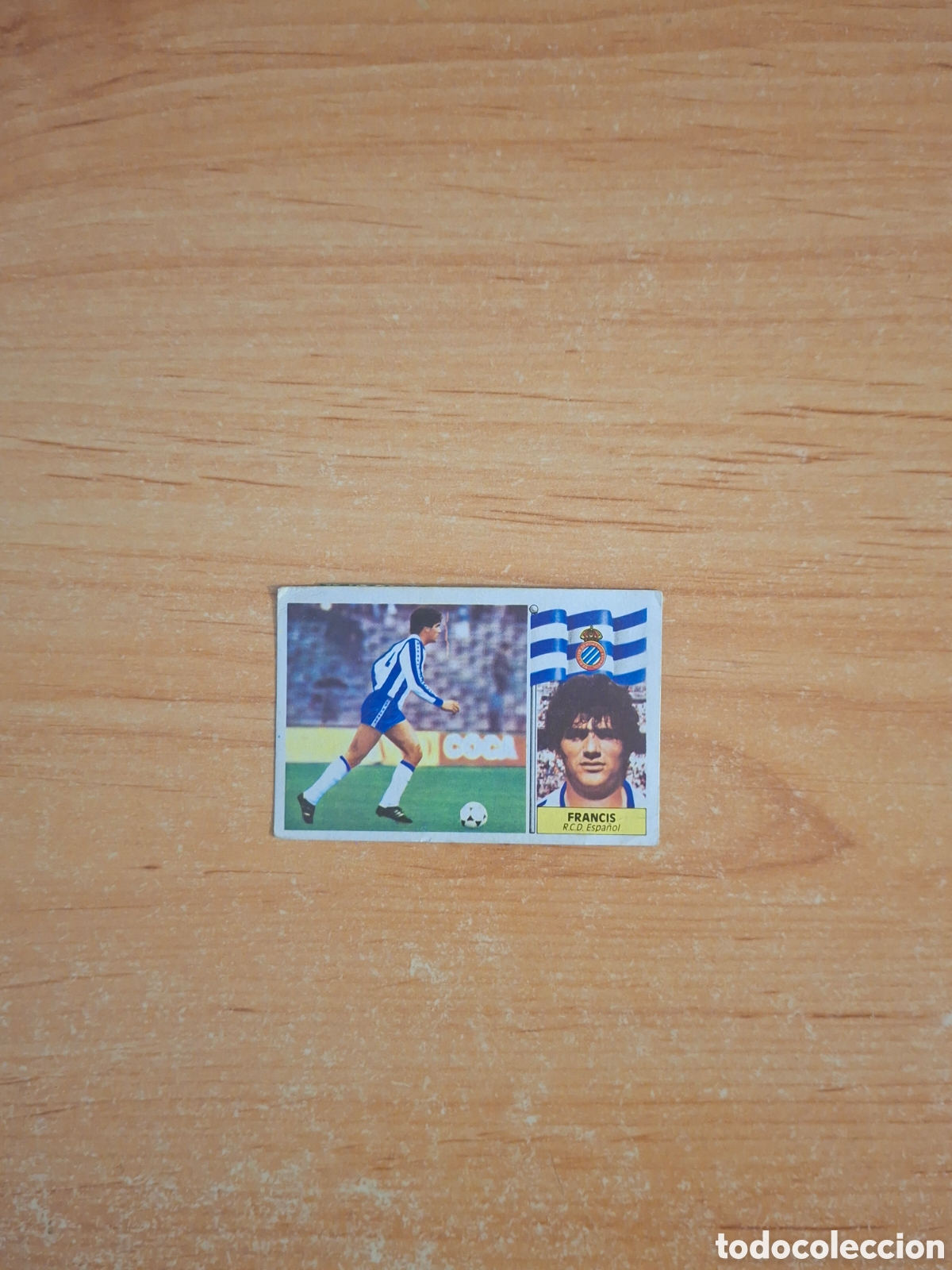 Football Stickers: Este 86 87 francis espa&ntilde;ol 29 fichaje despegado ver fotos