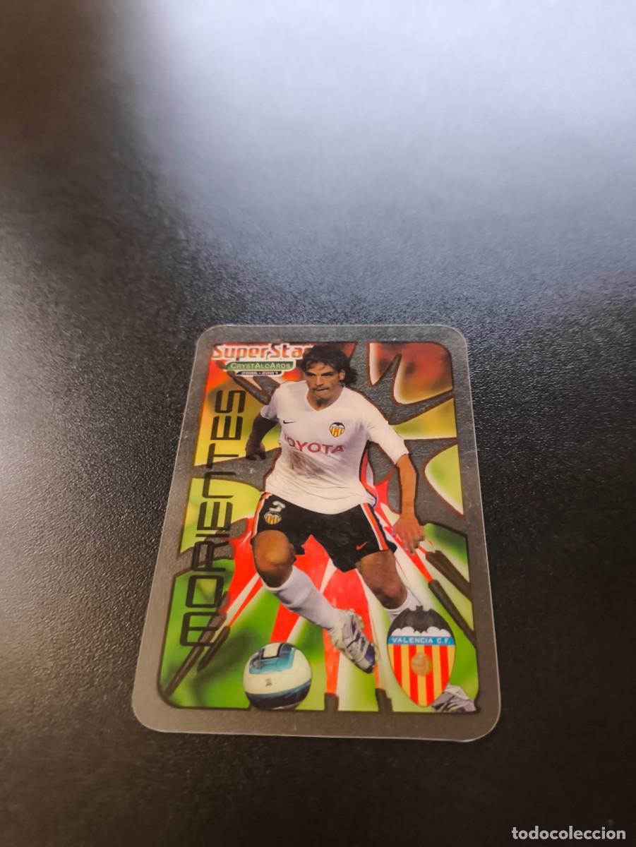 Fu&szlig;ball-Sticker: 380 Morientes VALENCIA SUPERSTAR LIGA MUNDICROMO CRYSTALCARDS 2006 2007 06 07 NO PANINI ESTE