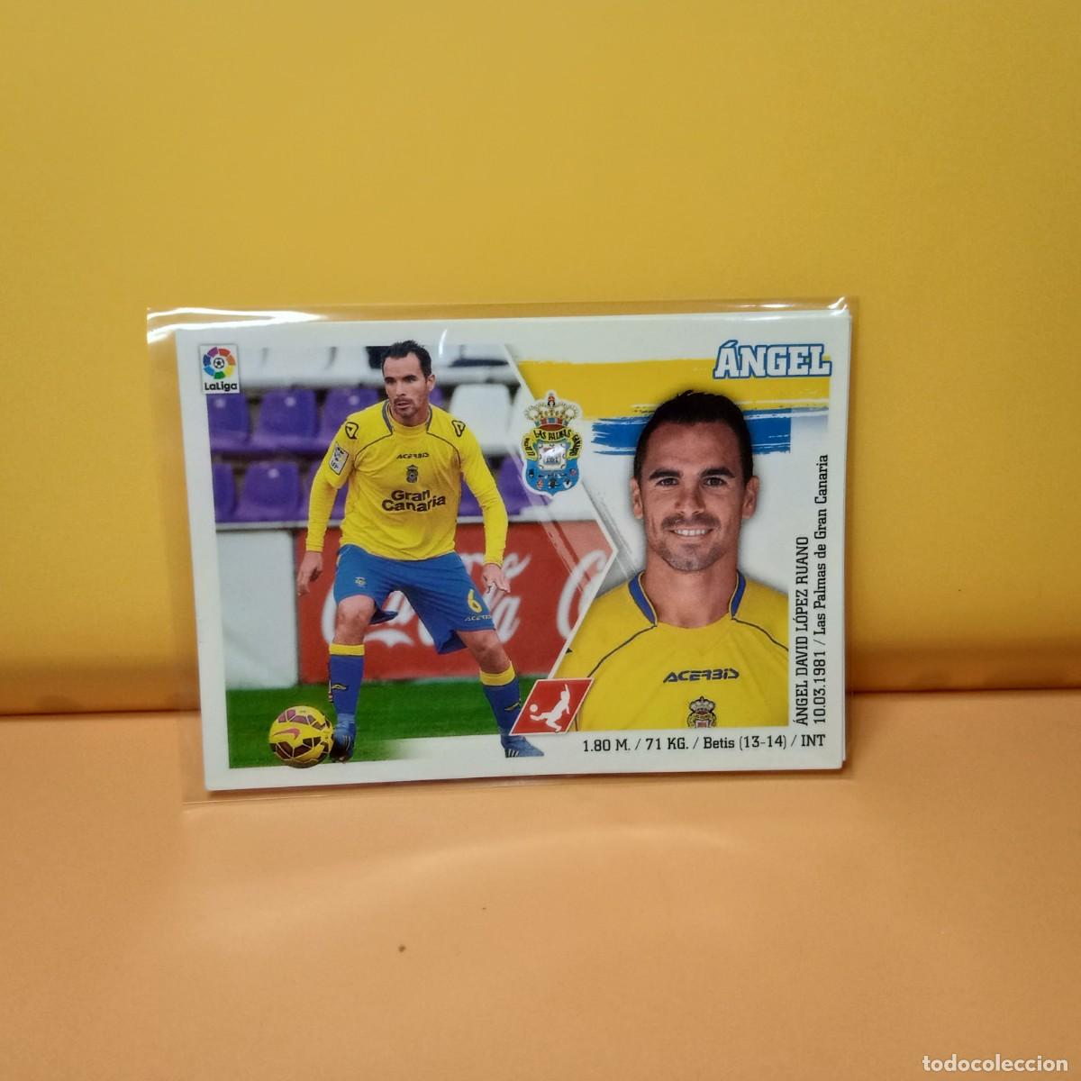 Cromos de F&uacute;tbol: EDICIONES ESTE 2015 2016 15 16 UD LAS PALMAS &Aacute;NGEL 9