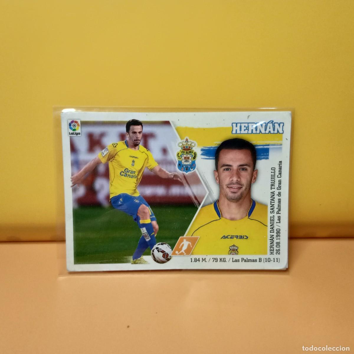 Cromos de F&uacute;tbol: EDICIONES ESTE 2015 2016 15 16 UD LAS PALMAS HERN&Aacute;N 12