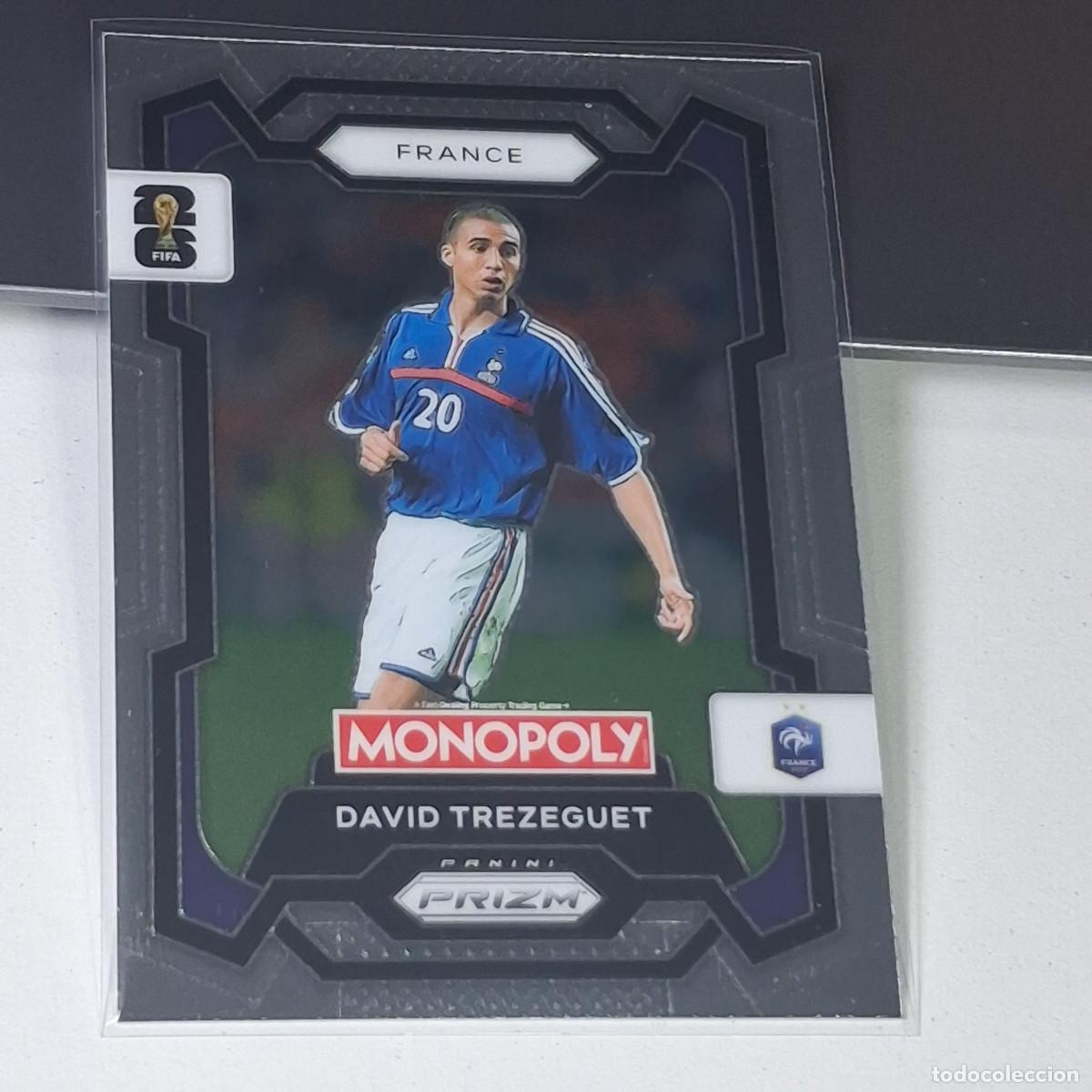 Cromos de F&uacute;tbol: B10 12 DAVID TREZEGUET FRANCIA FIFA WORLD CUP 2026 PANINI PRIZM MONOPOLY COLECCI&Oacute;N ALBUM MUNDIAL
