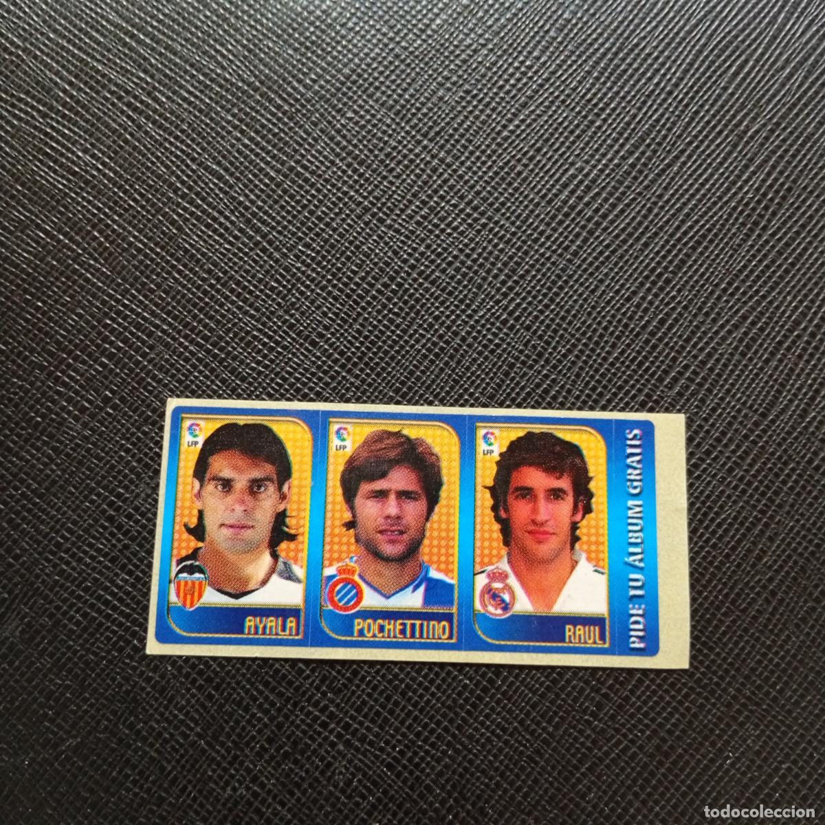 Cromos de F&uacute;tbol: AYALA POCHETTINO RAUL CHICLE LIGA 2004 2005 CROMO 04 05 - SIN PEGAR - A101 PG37