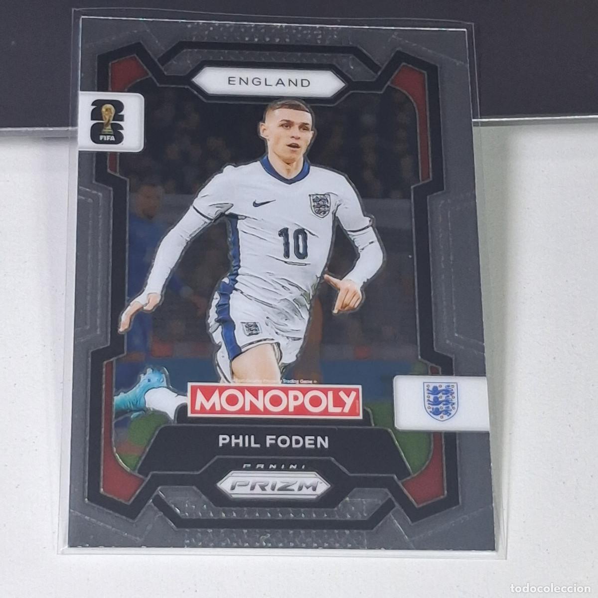 Cromos de F&uacute;tbol: B10 PHIL FODEN 29 INGLATERRA FIFA WORLD CUP 2026 PANINI PRIZM MONOPOLY COLECCI&Oacute;N ALBUM MUNDIAL