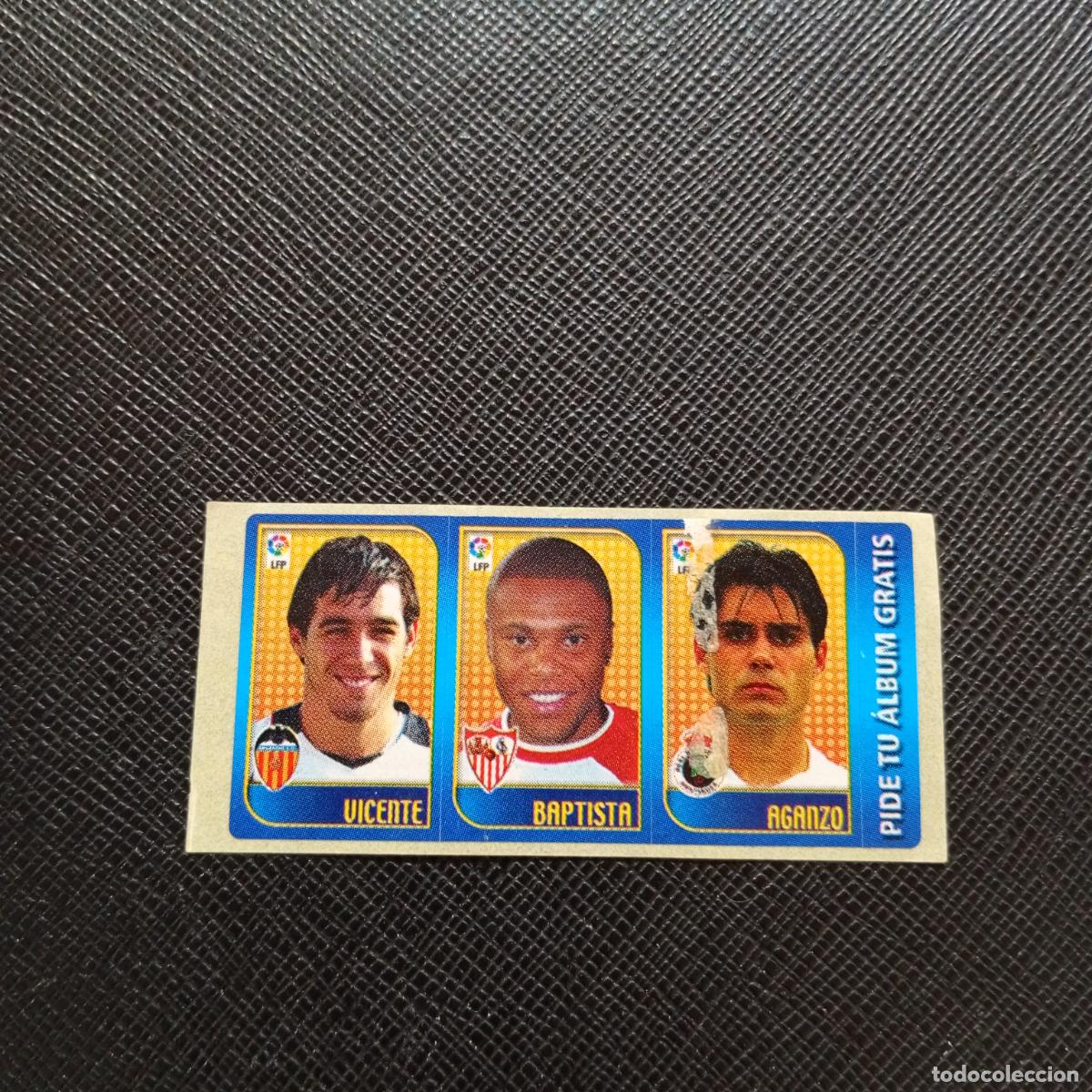 Cromos de F&uacute;tbol: VICENTE BAPTISTA AGANZO CHICLE LIGA 2004 2005 CROMO 04 05 - SIN PEGAR - A101 PG46