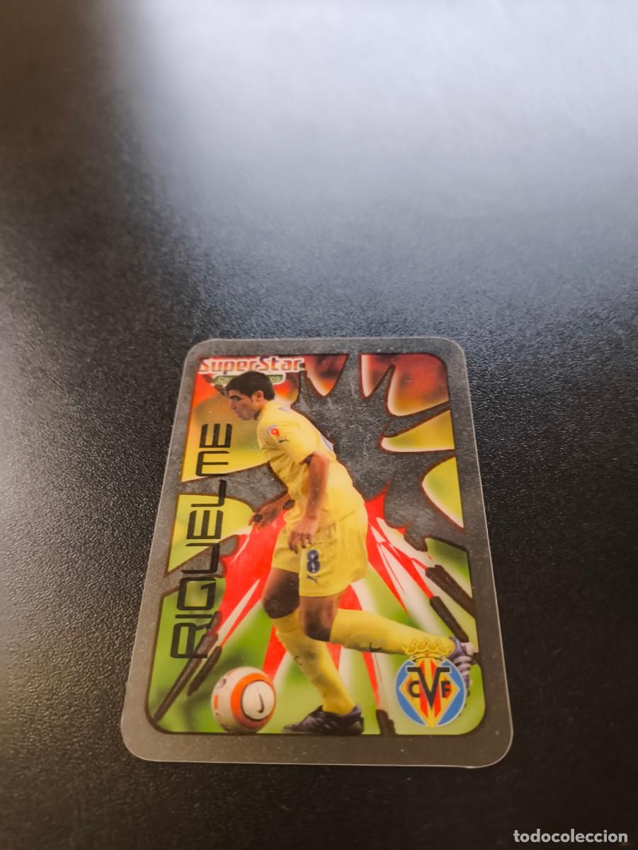 Cromos de F&uacute;tbol: 385 Riquelme VILLARREAL SUPERSTAR LIGA MUNDICROMO CRYSTALCARDS 2006 2007 06 07 NO PANINI ESTE