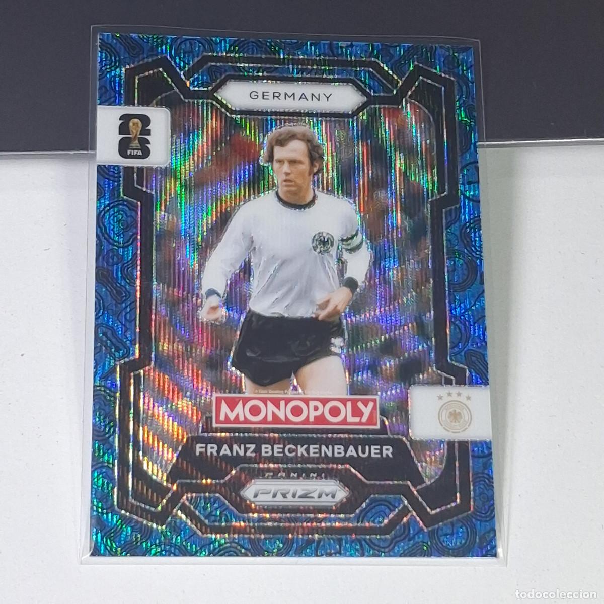 Cromos de F&uacute;tbol: B10 FRANZ BECKENBAUER 60 ALEMANIA BLUE FIFA WORLD CUP 2026 PANINI PRIZM MONOPOLY COLECCI&Oacute;N MUNDIAL
