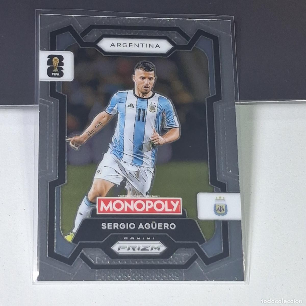 Cromos de F&uacute;tbol: B10 6 SERGIO AG&Uuml;ERO ARGENTINA FIFA WORLD CUP 2026 PANINI PRIZM MONOPOLY COLECCI&Oacute;N MUNDIAL