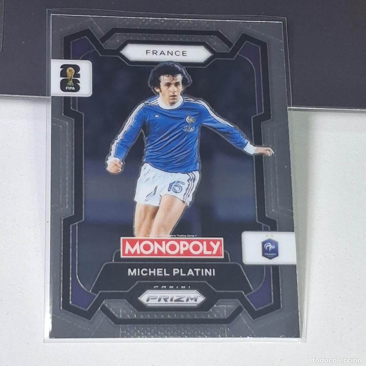 Cromos de F&uacute;tbol: B10 13 MICHEL PLATINI FRANCIA FRANCE FIFA WORLD CUP 2026 PANINI PRIZM MONOPOLY COLECCI&Oacute;N MUNDIAL
