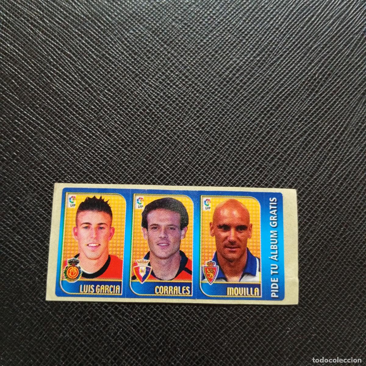 Cromos de F&uacute;tbol: LUIS GARCIA CORRALES MOVILLA CHICLE LIGA 2004 2005 CROMO 04 05 - SIN PEGAR - A101 PG55