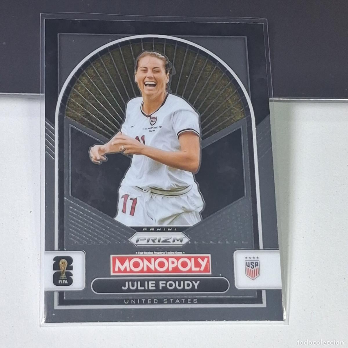 Cromos de F&uacute;tbol: B10 93 JULIE FOUDY USA EEUU FIFA WORLD CUP 2026 PANINI PRIZM MONOPOLY COLECCI&Oacute;N MUNDIAL