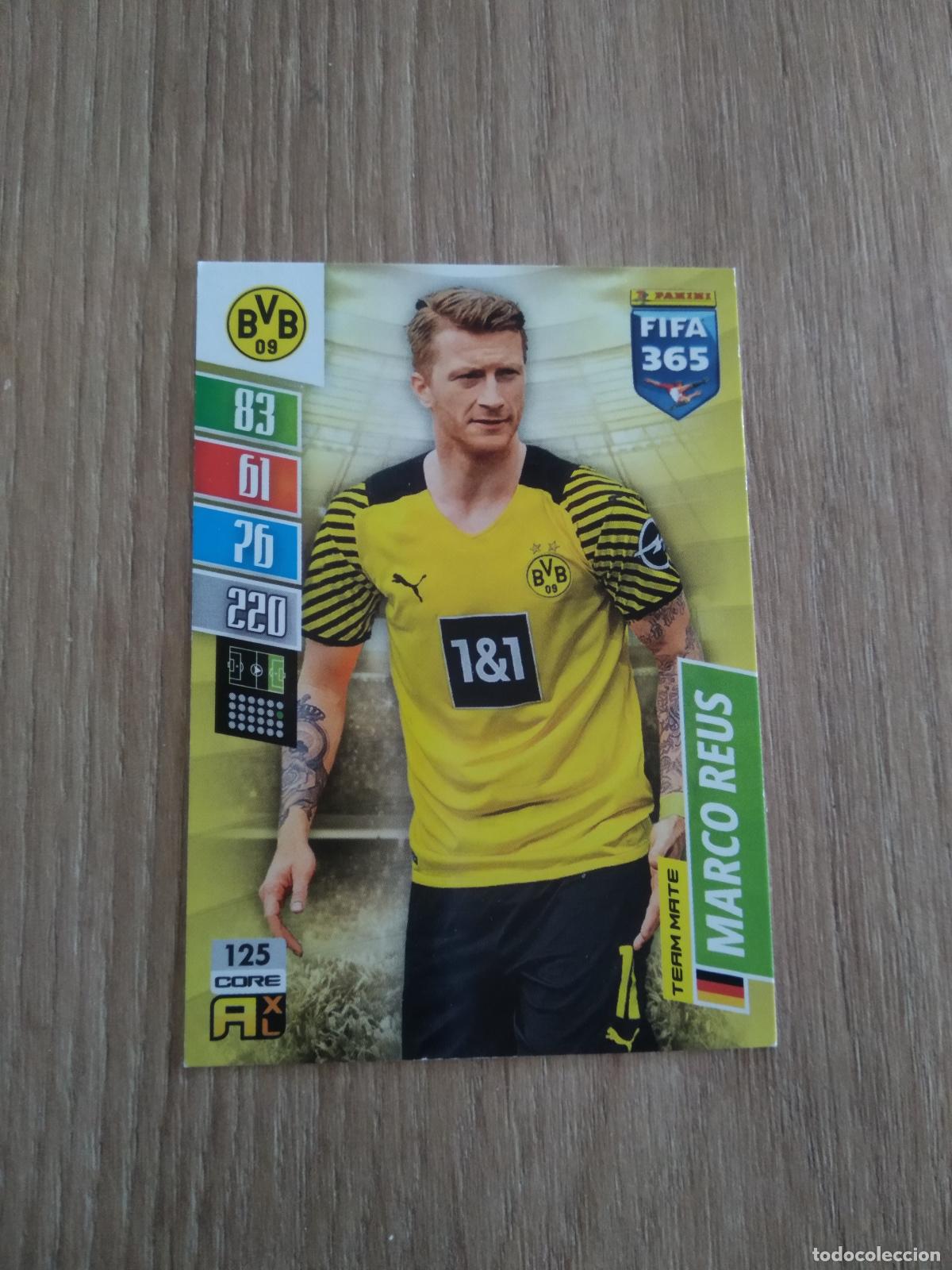Cromos de F&uacute;tbol: 125 MARCO REUS BORUSSIA DORTMUND CROMO FUTBOL PANINI ADRENALYN 21-22 FIFA 365 2021-2022