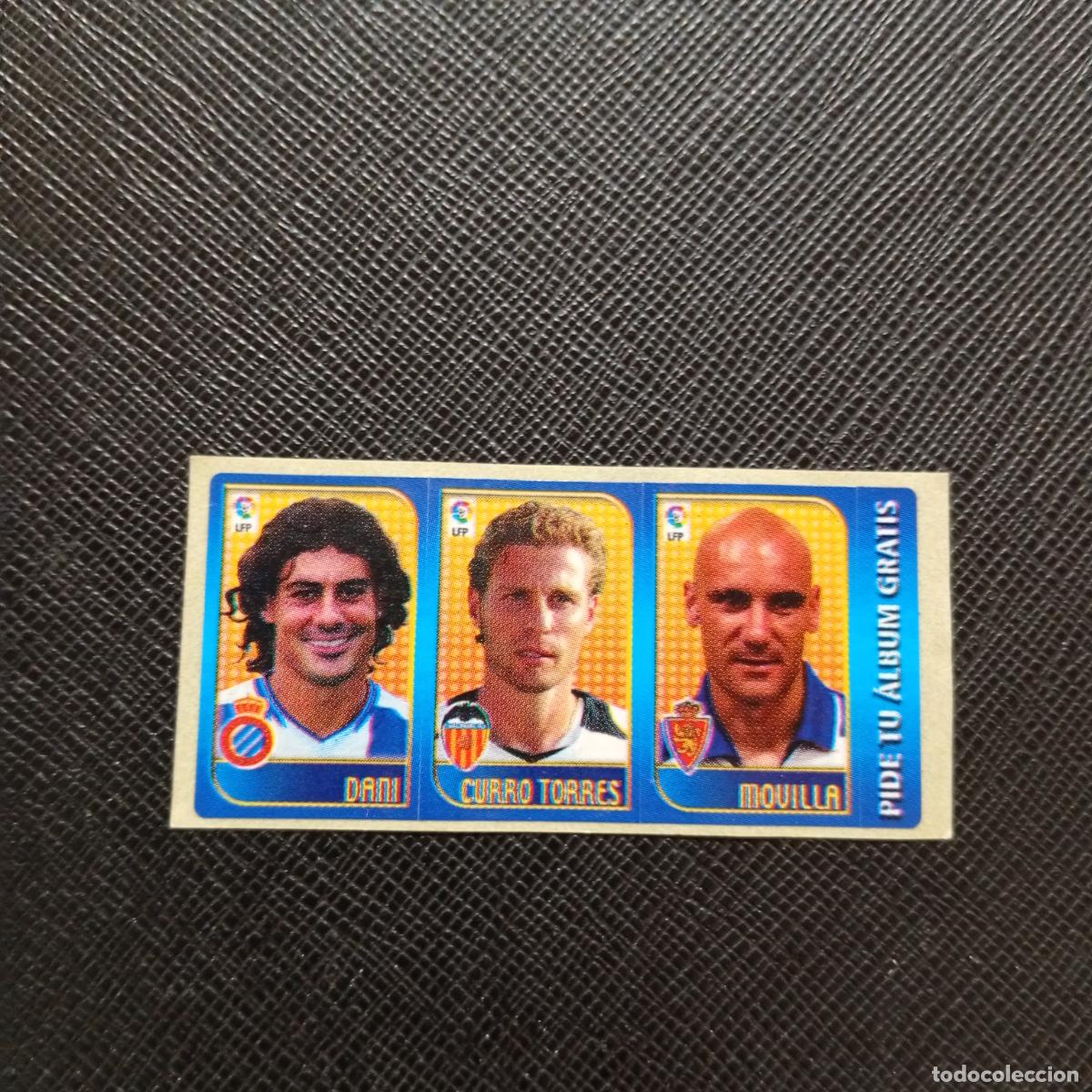 Cromos de F&uacute;tbol: DANI CURRO TORRES MOVILLA CHICLE LIGA 2004 2005 CROMO 04 05 - SIN PEGAR - A101 PG55