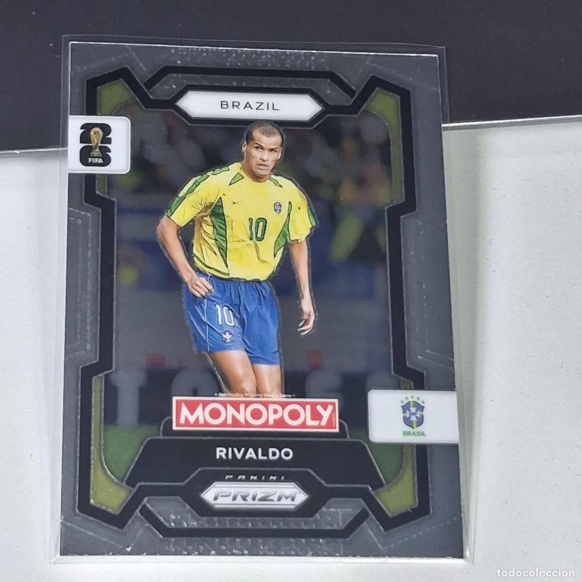 Cromos de F&uacute;tbol: B10 21 RIVALDO BRASIL BRAZIL FIFA WORLD CUP 2026 PANINI PRIZM MONOPOLY COLECCI&Oacute;N MUNDIAL