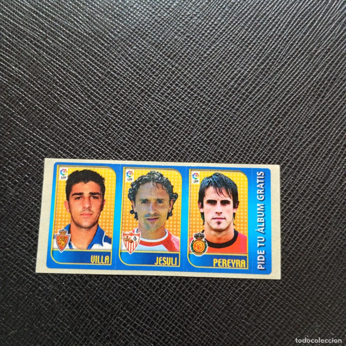Cromos de F&uacute;tbol: VILLA JESULI PEREYRA CHICLE LIGA 2004 2005 CROMO 04 05 - SIN PEGAR - A101 PG55