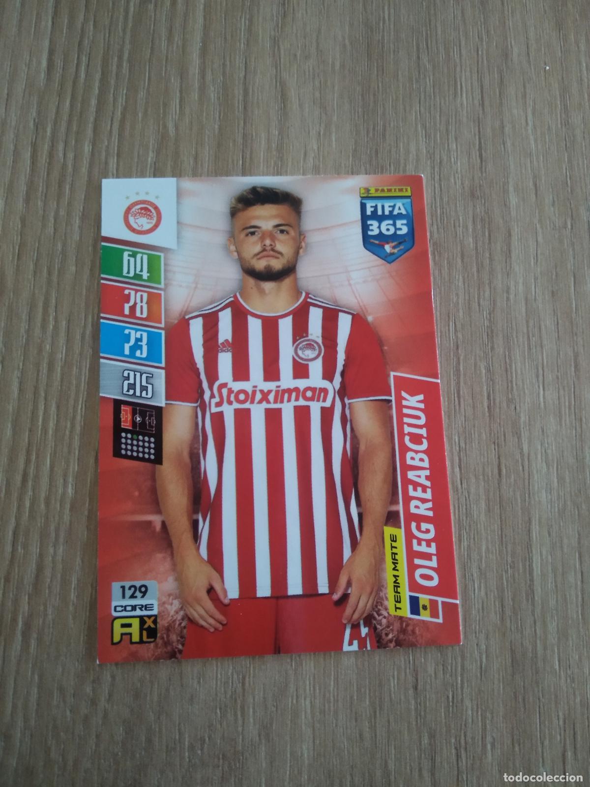 Cromos de F&uacute;tbol: 129 OLEG REABCIUK OLYMPIACOS CROMO FUTBOL PANINI ADRENALYN 21-22 FIFA 365 2021-2022