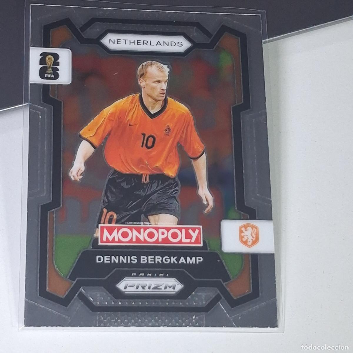 Cromos de F&uacute;tbol: B10 74 DENNIS BERGKAMP HOLANDA FIFA WORLD CUP 2026 PANINI PRIZM MONOPOLY COLECCI&Oacute;N MUNDIAL
