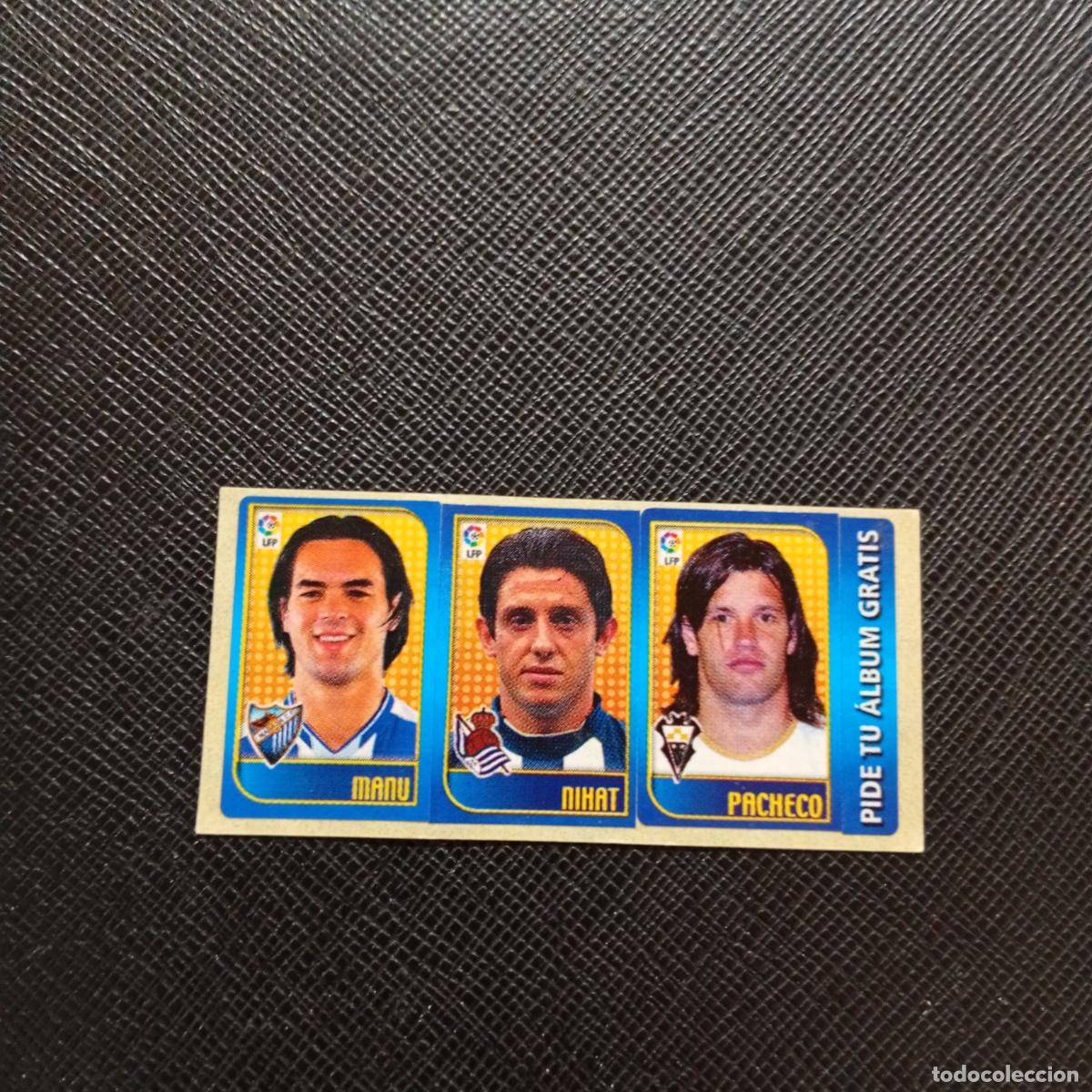 Cromos de F&uacute;tbol: MANU NIHAT PACHECO CHICLE LIGA 2004 2005 CROMO 04 05 - SIN PEGAR - A101 PG55