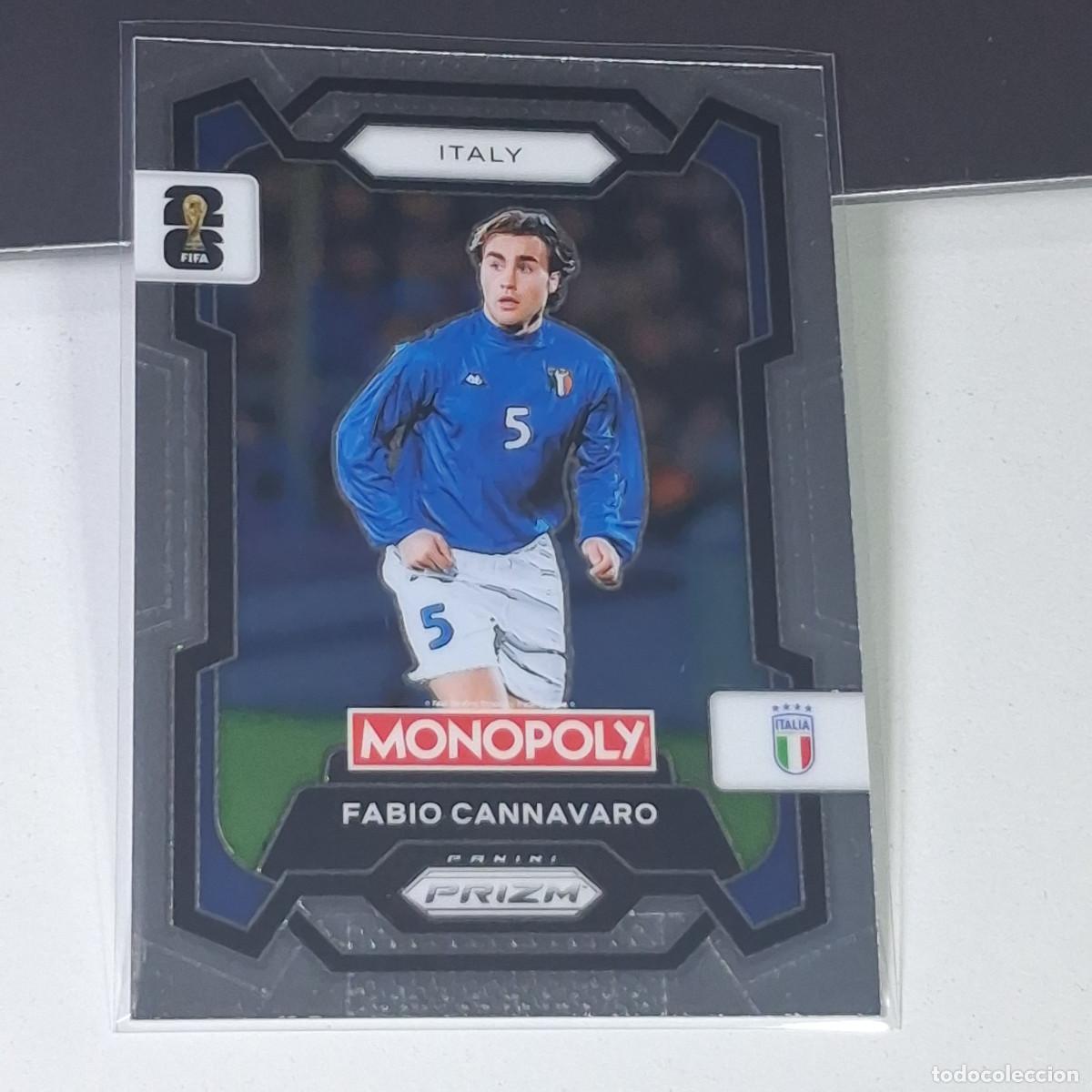 Cromos de F&uacute;tbol: B10 FABIO CANNAVARO 36 ITALIA ITALY FIFA WORLD CUP 2026 PANINI PRIZM MONOPOLY COLECCI&Oacute;N MUNDIAL
