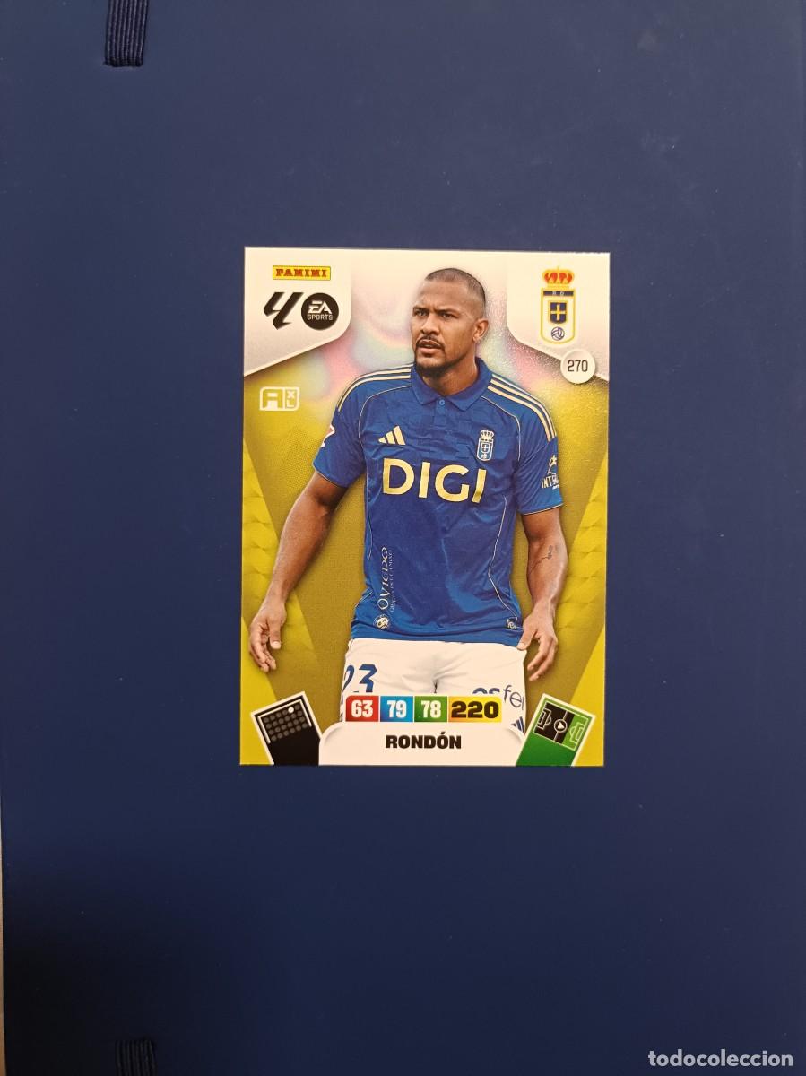 Cromos de F&uacute;tbol: 270 Rond&oacute;n Adrenalyn XL 25 26 Real Oviedo panini 2025 2026