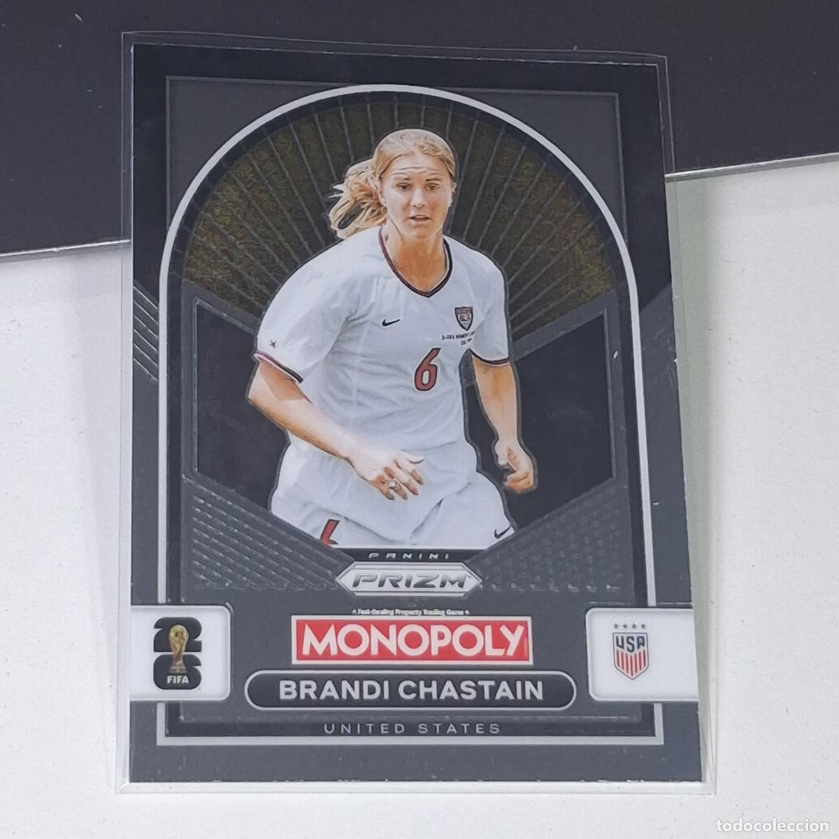 Cromos de F&uacute;tbol: B10 BRANDI CHASTAIN 89 USA EEUU FIFA WORLD CUP 2026 PANINI PRIZM MONOPOLY COLECCI&Oacute;N MUNDIAL