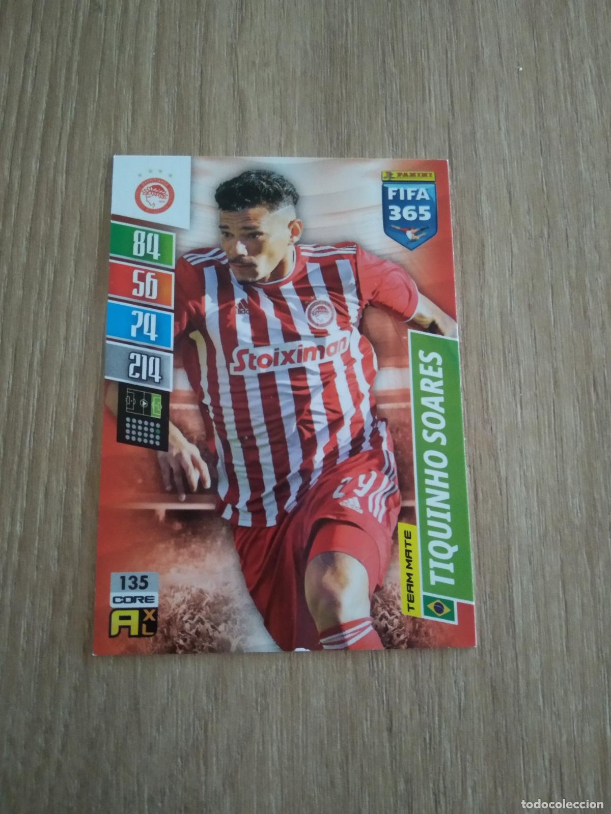 Cromos de F&uacute;tbol: 135 TIQUINHO SOARES OLYMPIACOS CROMO FUTBOL PANINI ADRENALYN 21-22 FIFA 365 2021-2022