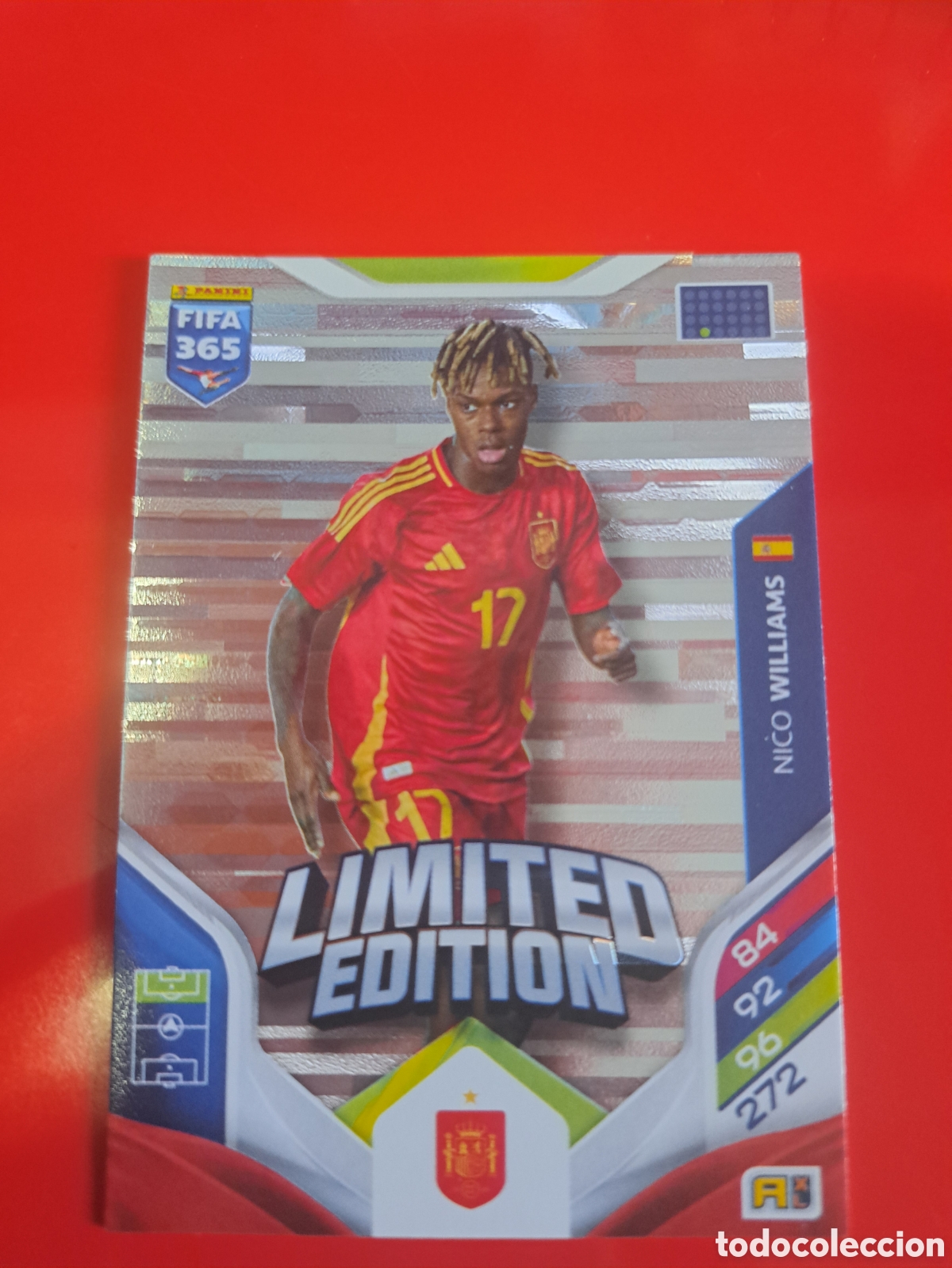 Cromos de F&uacute;tbol: Nico williams edici&oacute;n limitada (limited edition) adrenalyn xl FIFA 365 25-26