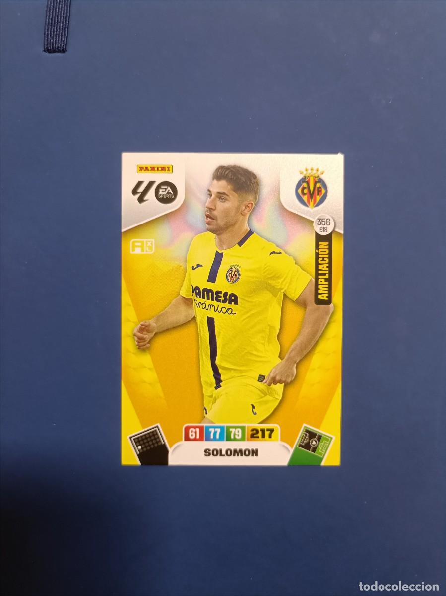 Cromos de Futebol: 356 bis ampliaci&oacute;n Solomon Adrenalyn XL 25 26 Villarreal panini 2025 2026