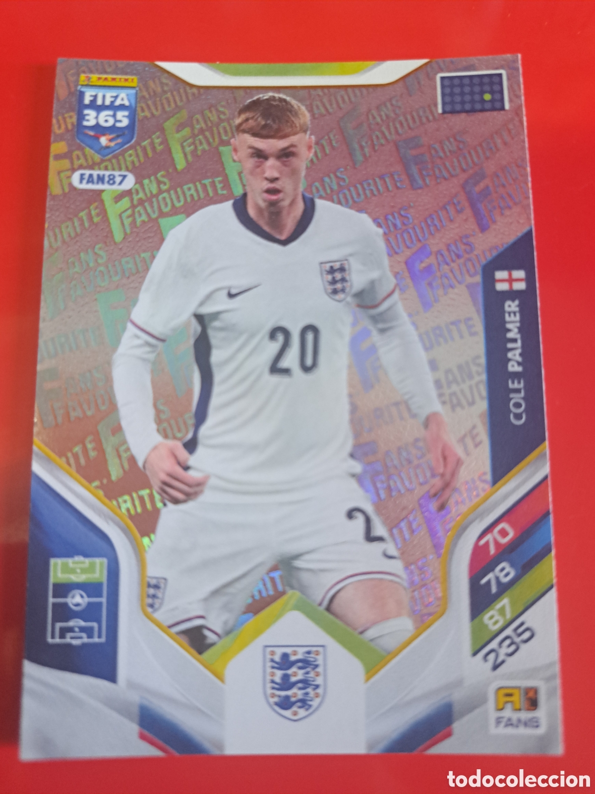 Cromos de F&uacute;tbol: FAN 87 Cole Palmer inglaterra fans favourite adrenalyn xl FIFA 365 25-26