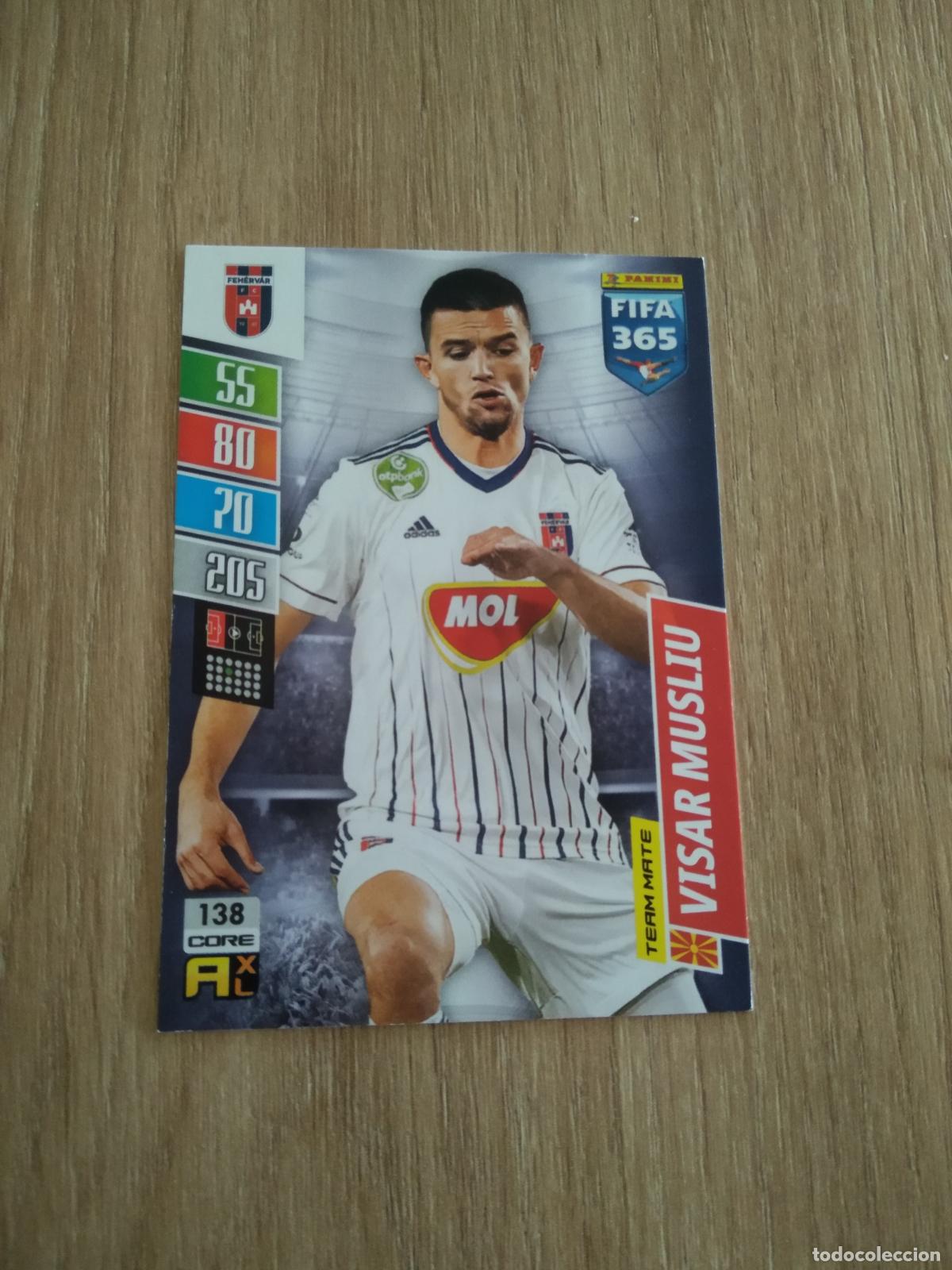 Cromos de F&uacute;tbol: 138 VISAR MUSLIU FEHERVAR CROMO FUTBOL PANINI ADRENALYN 21-22 FIFA 365 2021-2022