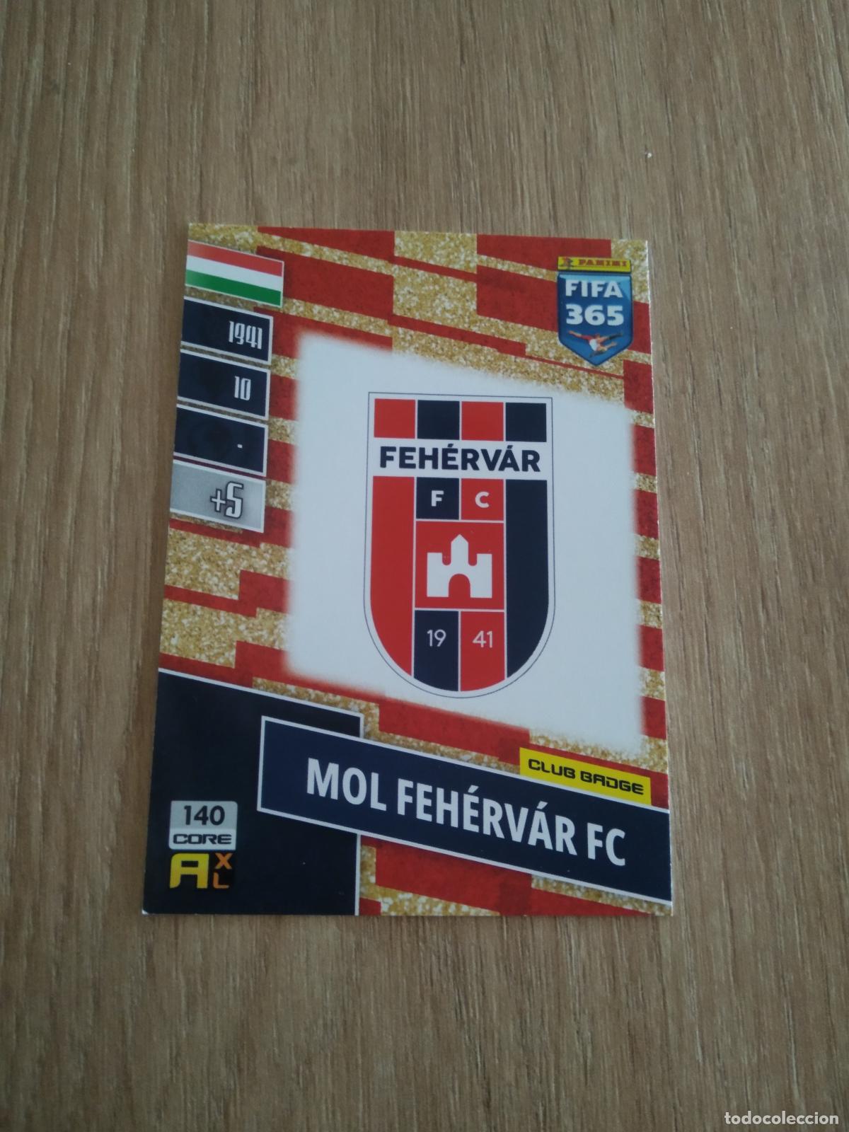 Cromos de F&uacute;tbol: 140 ESCUDO FEHERVAR CROMO FUTBOL PANINI ADRENALYN 21-22 FIFA 365 2021-2022