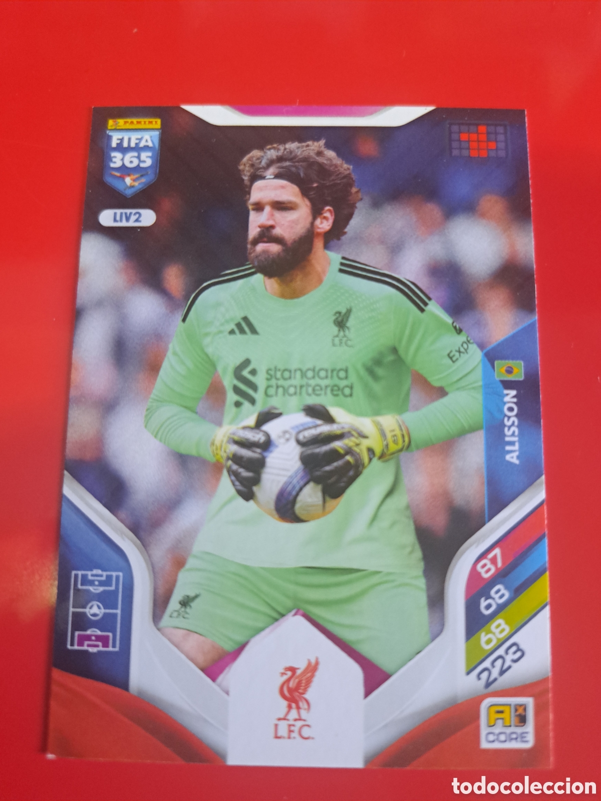 Cromos de F&uacute;tbol: LIV 2 Alisson liverpool adrenalyn xl FIFA 365 25-26