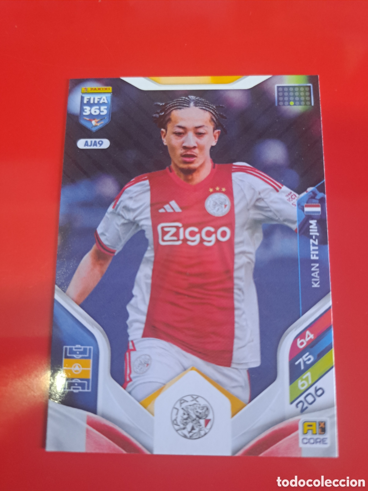 Cromos de F&uacute;tbol: AJA 9 Kian Fitz-Jim ajax adrenalyn xl FIFA 365 25-26