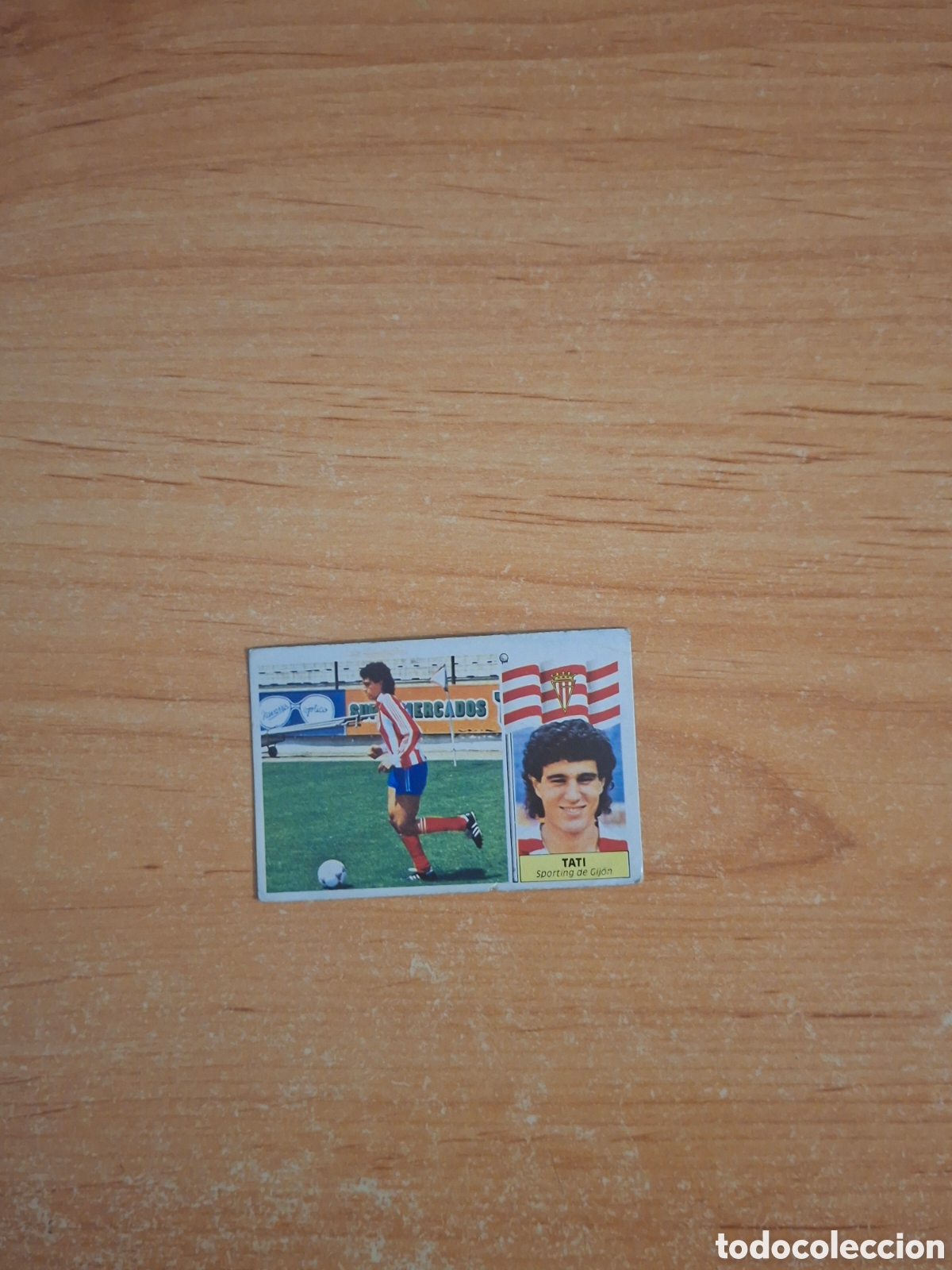 Football Stickers: Este 86 87 tati gijon 31 fichaje despegado ver fotos