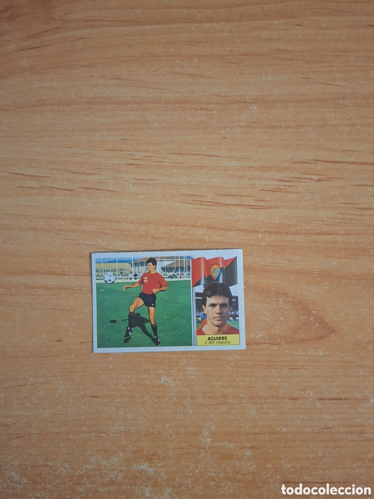 Figurine di Calcio: Este 86 87 aguirre osasuna 36 fichaje despegado ver fotos