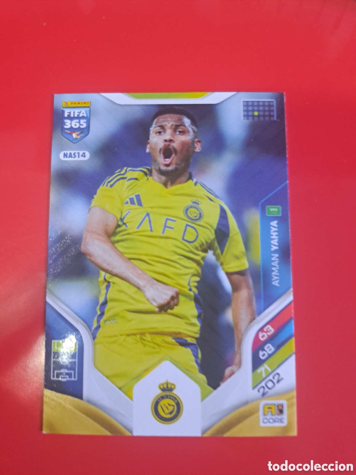 Cromos de F&uacute;tbol: NAS14 Ayman Yahya Al nassr adrenalyn xl FIFA 365 25-26