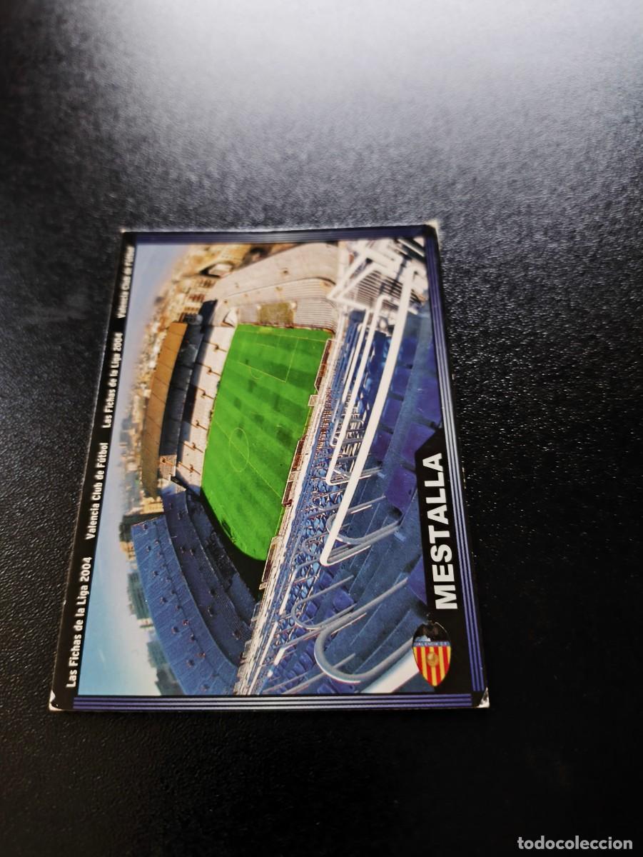 Cromos de F&uacute;tbol: 110 MESTALLA ESCUDO ESTRECHO VALENCIA MUNDICROMO LIGA 2003 2004 03 04 NO PANINI ESTE