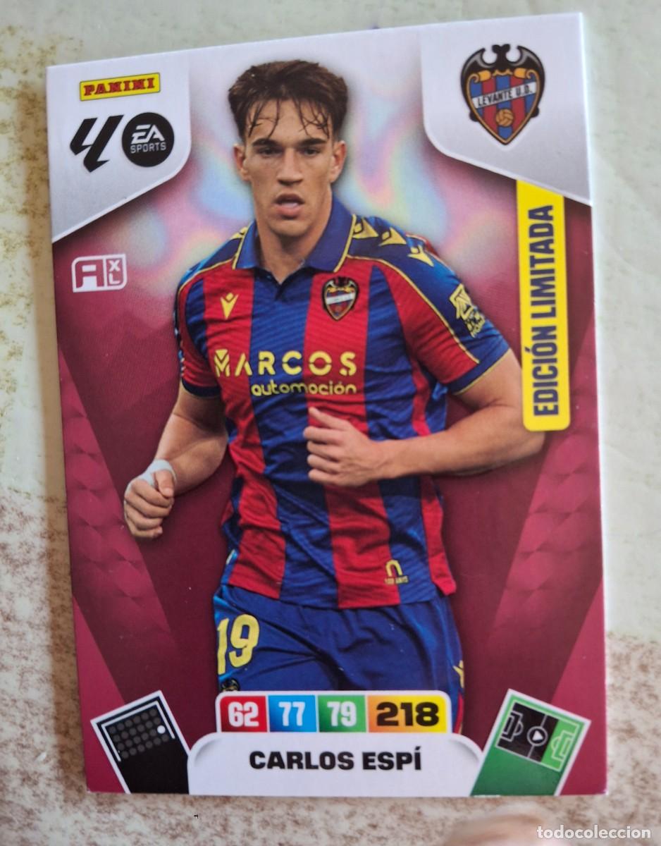 Cromos de F&uacute;tbol: Edicion limitada Carlos Espi Adrenalyn 25-26