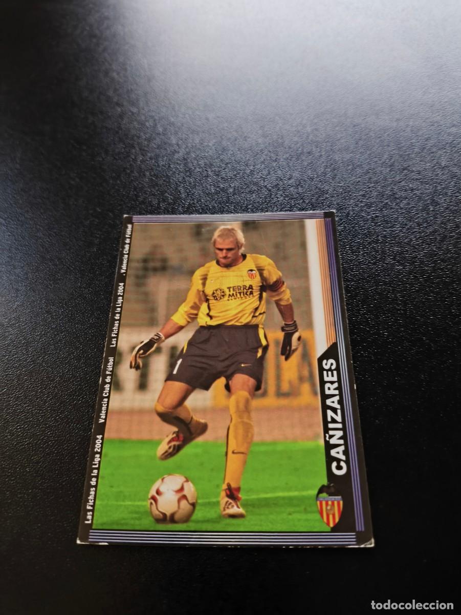 Cromos de F&uacute;tbol: 112 Ca&ntilde;izares ESCUDO ESTRECHO VALENCIA MUNDICROMO LIGA 2003 2004 03 04 NO PANINI ESTE