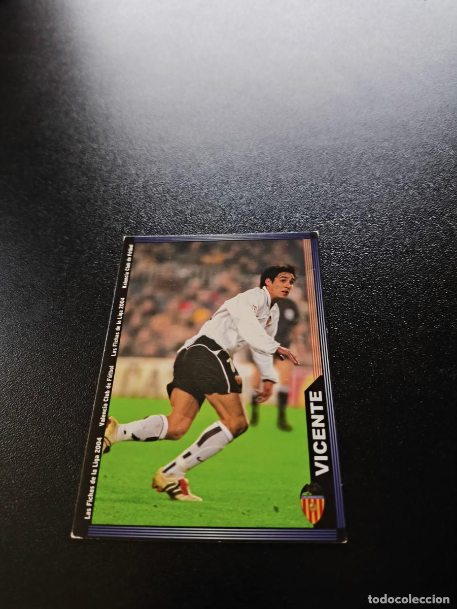 Cromos de Futebol: 129 Vicente ESCUDO ESTRECHO VALENCIA MUNDICROMO LIGA 2003 2004 03 04 NO PANINI ESTE