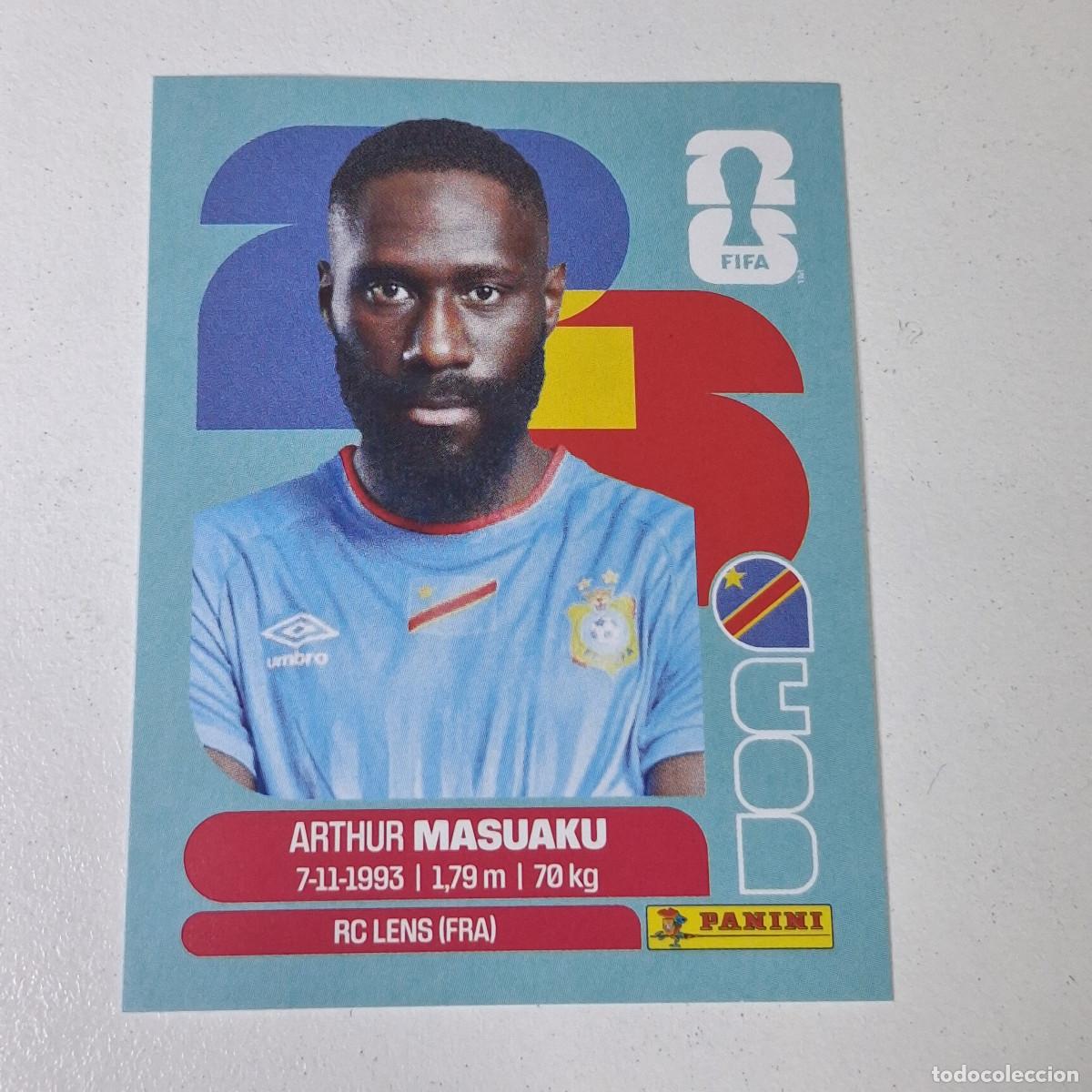 Cromos de F&uacute;tbol: B11 COD 5 COD5 ARTHUR MASUAKU REPUBLICA CONGO COD MUNDIAL FIFA WORLD CUP 2026 STICKER PANINI
