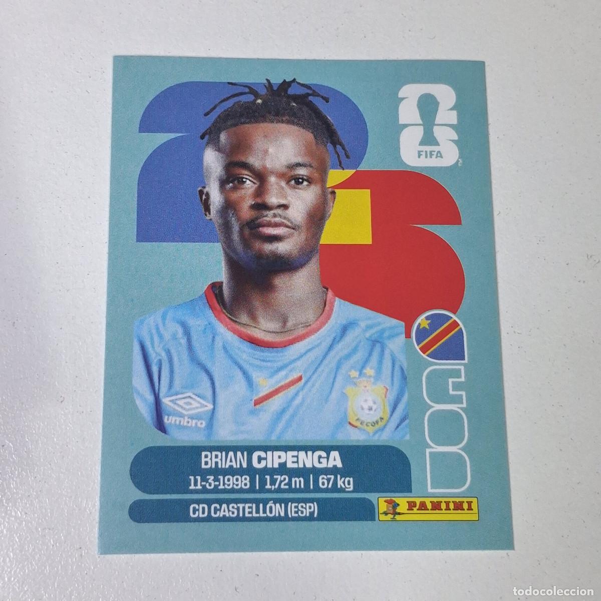 Cromos de F&uacute;tbol: B11 COD17 BRIAN CIPENGA 17 CONGO COD MUNDIAL FIFA WORLD CUP 2026 STICKER PANINI