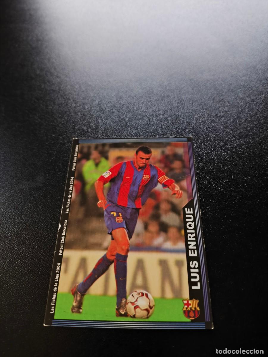 Cromos de F&uacute;tbol: 153 Luis Enrique ESCUDO ESTRECHO BARCELONA MUNDICROMO LIGA 2003 2004 03 04 NO PANINI ESTE