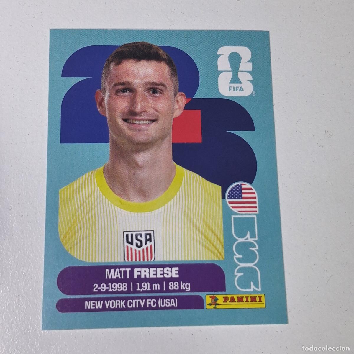 Cromos de F&uacute;tbol: B11 USA2 USA 2 MATT FREESE ESTADOS UNIDOS USA MUNDIAL FIFA WORLD CUP 2026 STICKER PANINI